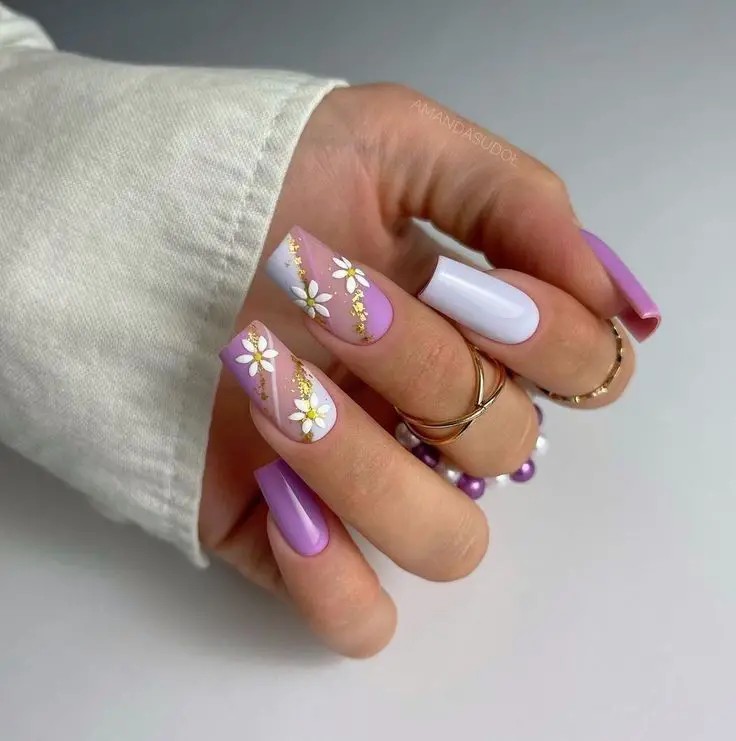 Purple Majesty with Daisy Accents