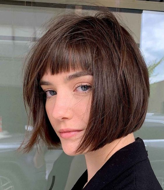 Angled Bob with Choppy Layers