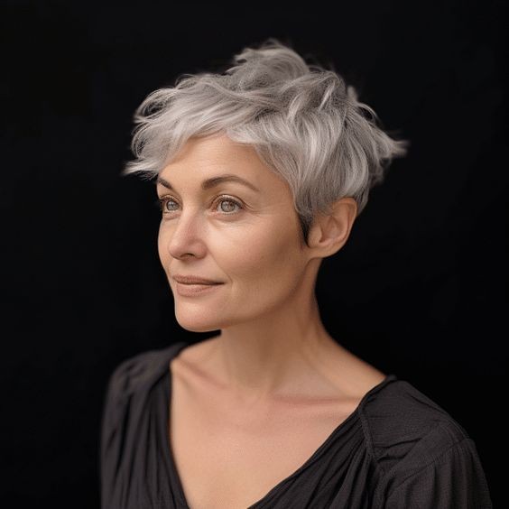 The Whimsical Pixie: Soft Silver Layers