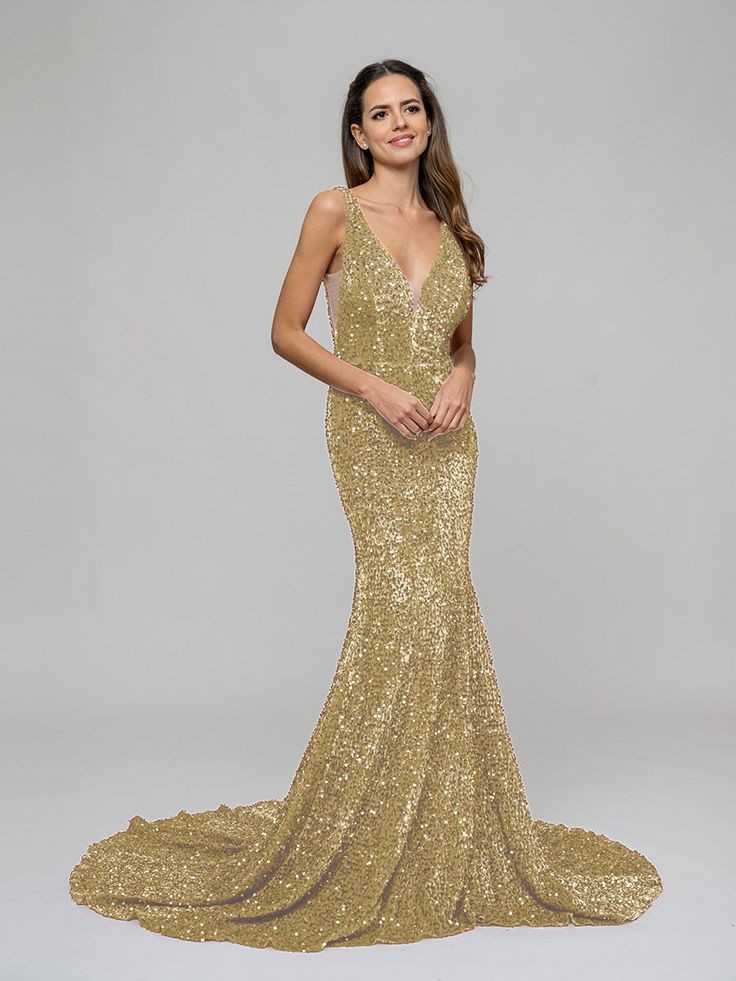 Gold Mermaid Dress