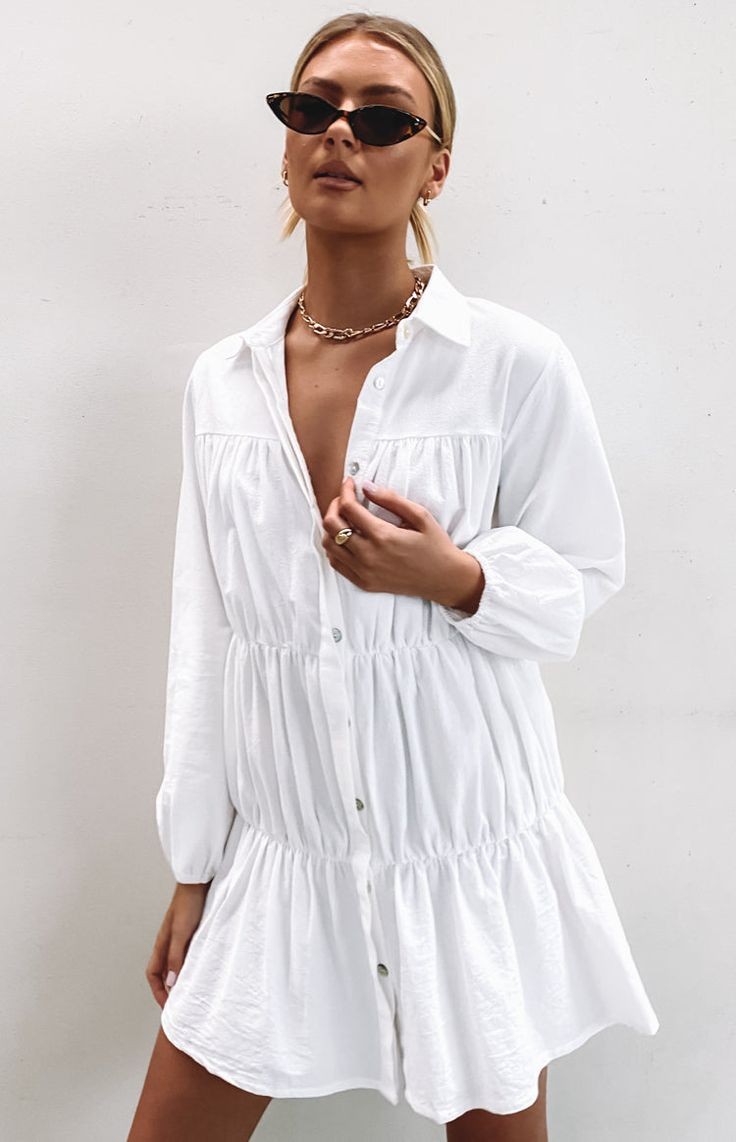 Flowy Shirt Dress