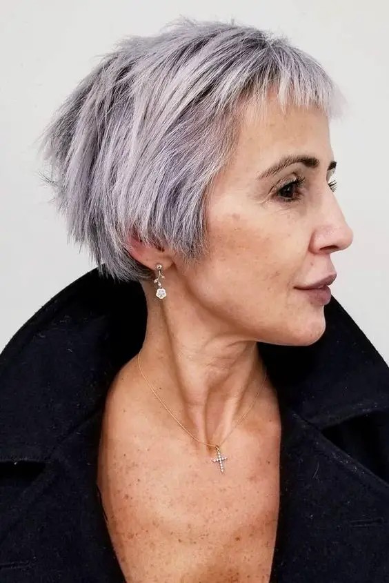 Textured Pixie Cut: