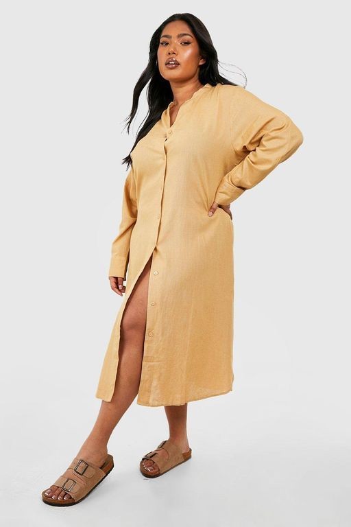 Linen Shirt Dress