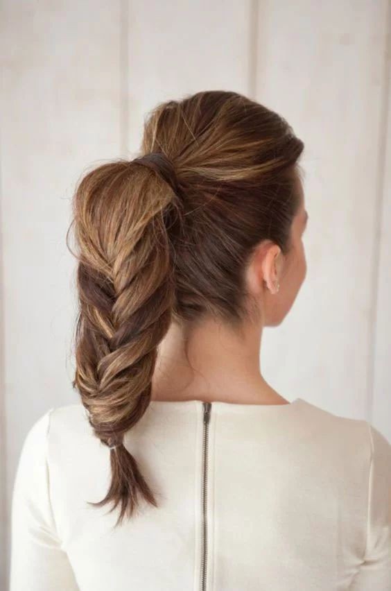 Layered Fishtail Ponytail