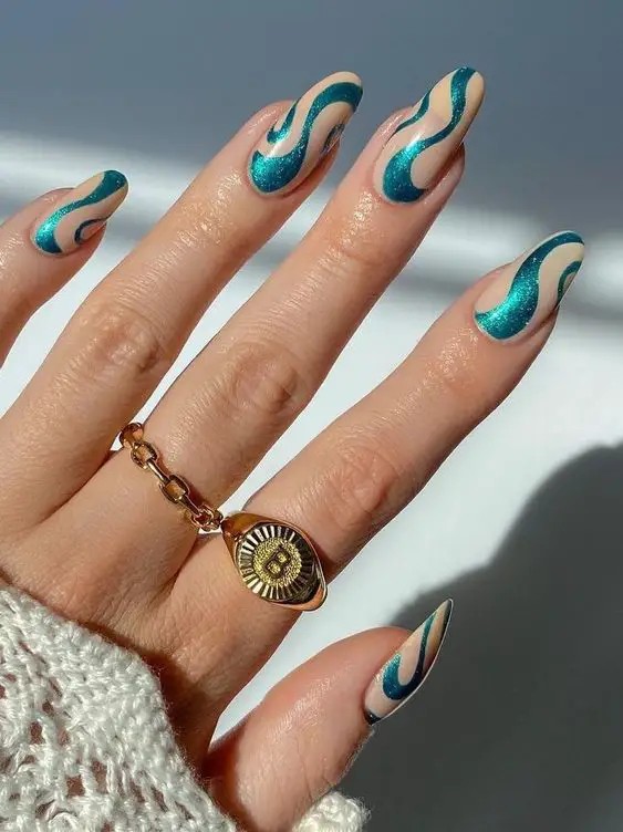 Teal and Turquoise Mix