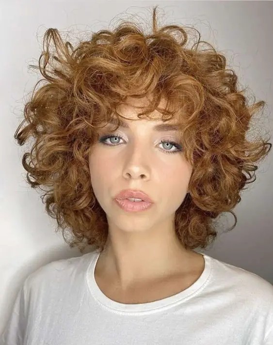 Curly Short Shag: