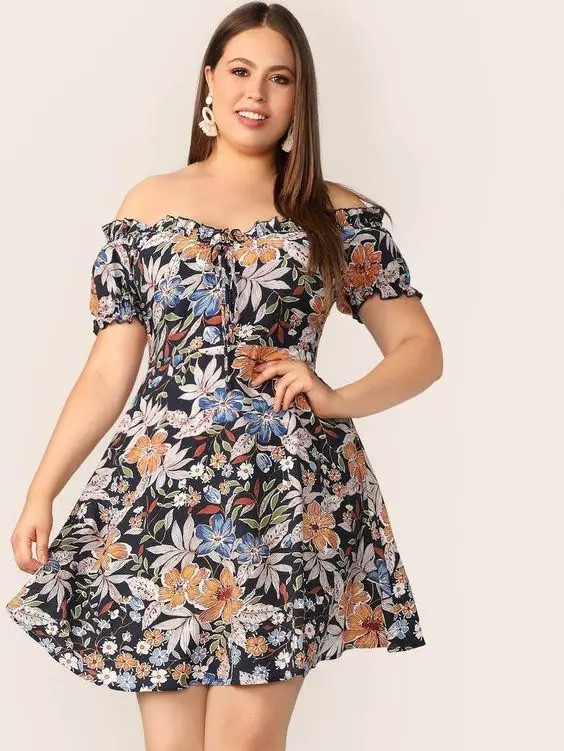 Fit and Flare Floral Dress