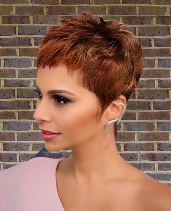 Pixie with Asymmetrical Bangs