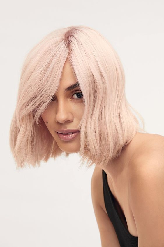 Soft Romance: Blush Pink Waves