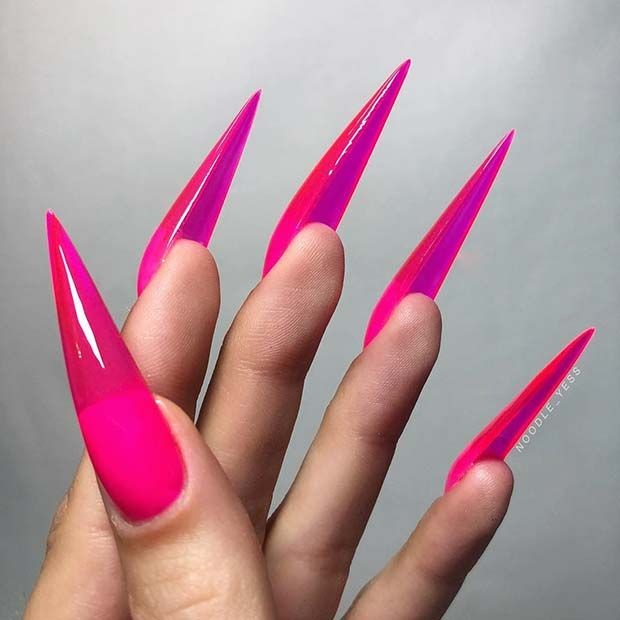 Neon Stiletto Sharpness