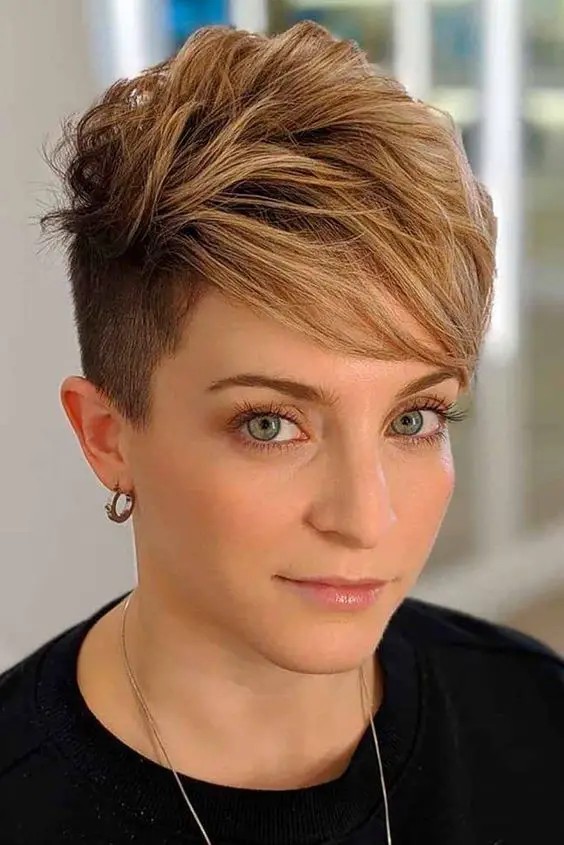 Faux Hawk Pixie Cut: