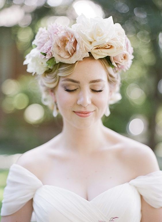 Floral Crown Updo