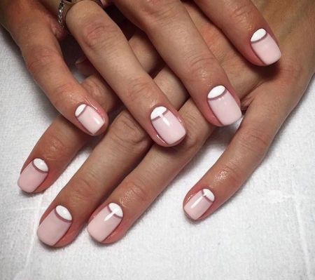 Chic Negative Space Nails: