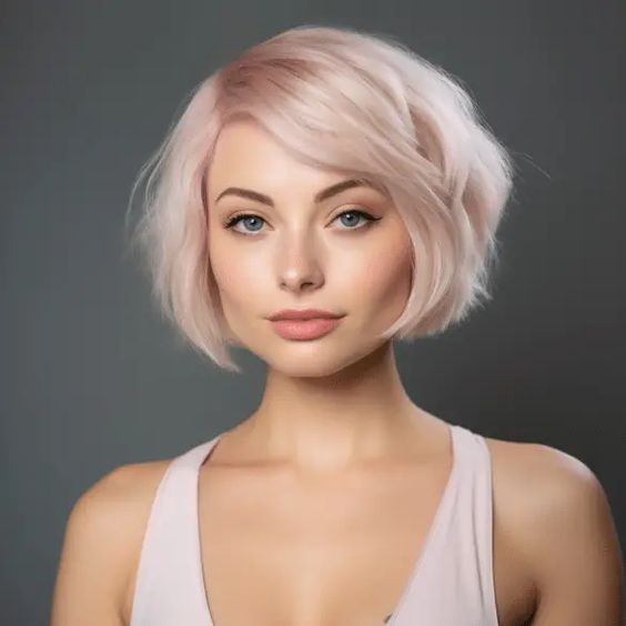 Playful Pastel Pink Bob