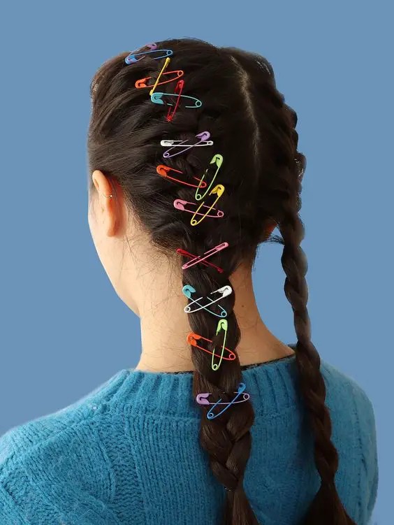 Creative Braid with a Colorful Twist