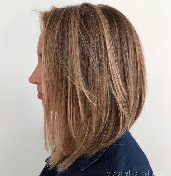 Layered A-Line Lob: