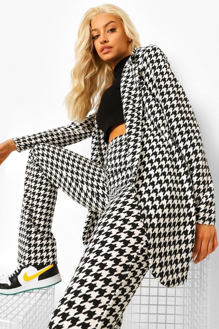 Houndstooth Blazer and Trousers