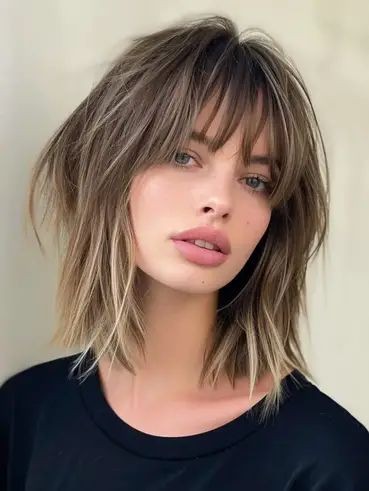 The Shaggy Bob with Texture