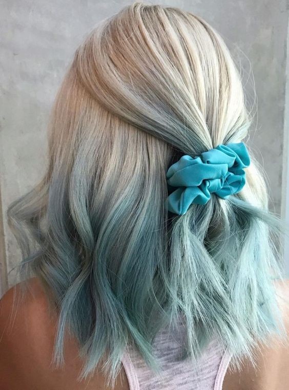 Icy Blue Highlights