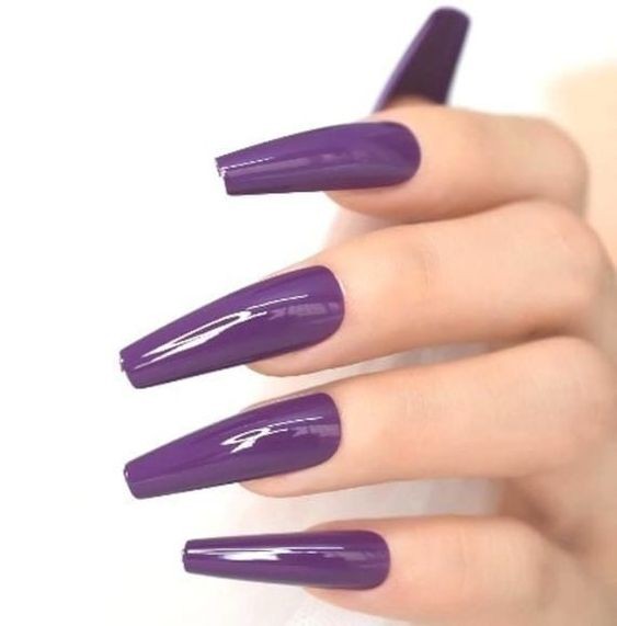 Plum Nails