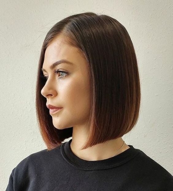 Idea 1: Blunt Shoulder Length Bob