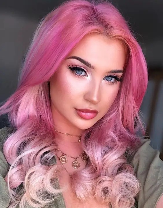 Vivacious Pink Balayage