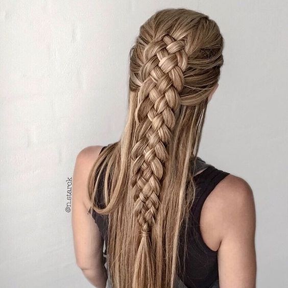 Classic Three-Strand Braid: