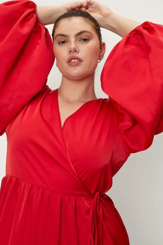 Red Wrap Dress