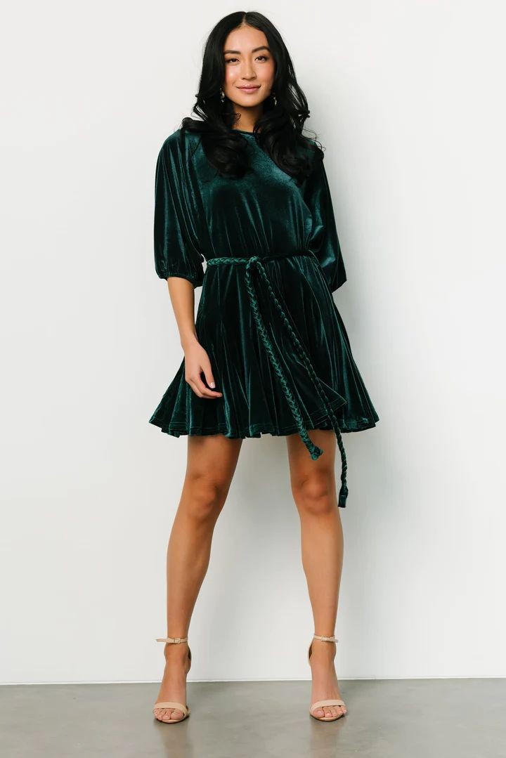 Velvet Tiered Dress