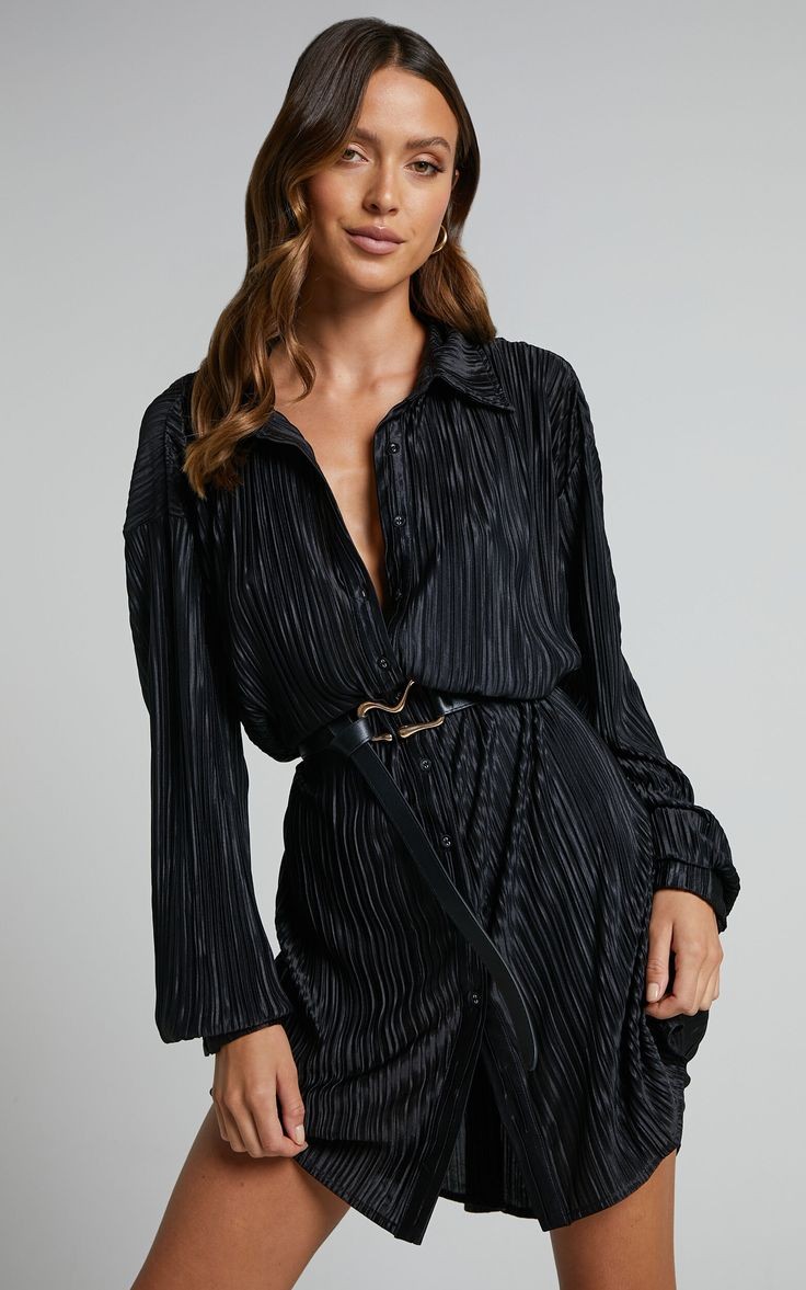 Button-Up Shirt Dress