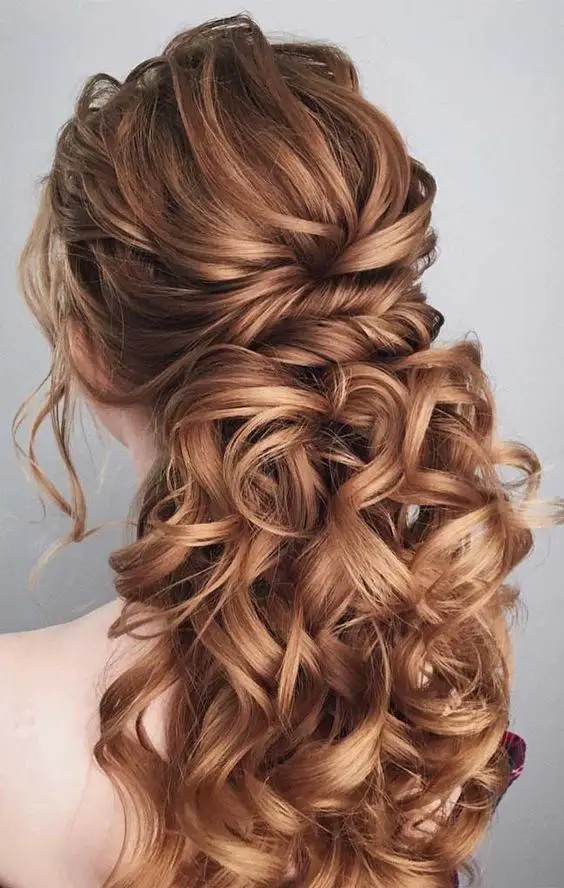 Braided Half-Up Medium Hair: