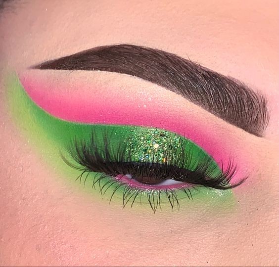 Pink and Green Glamour: Playful Sophistication