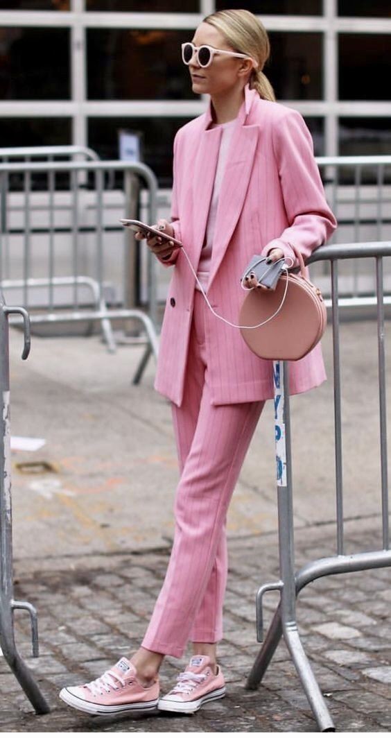 Pastel Perfection – The Soft Power Suit