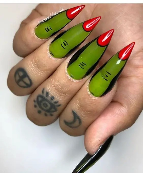 Frankenstein Nails: