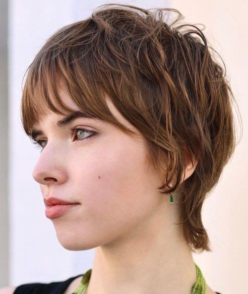 Pixie Cut with Feathered Layers