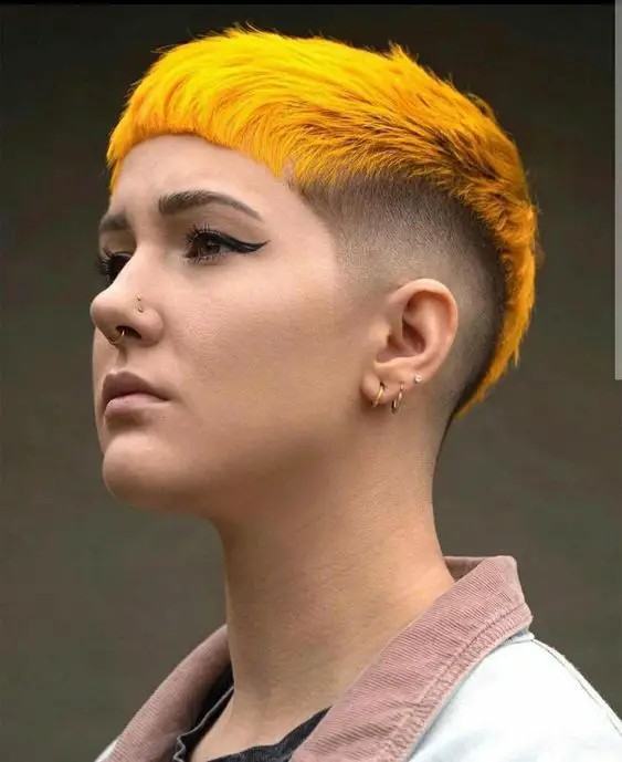 Bold Color Pixie Mullet