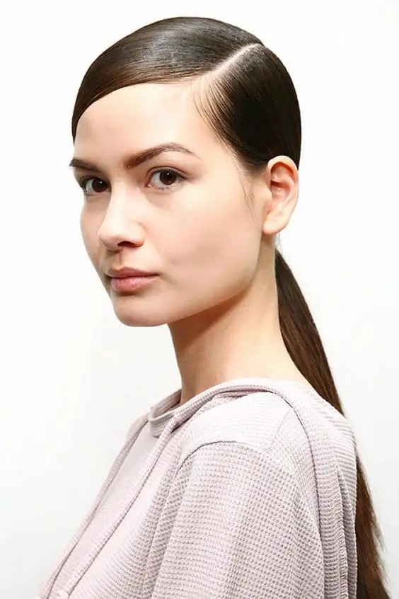 Sleek Low Ponytail