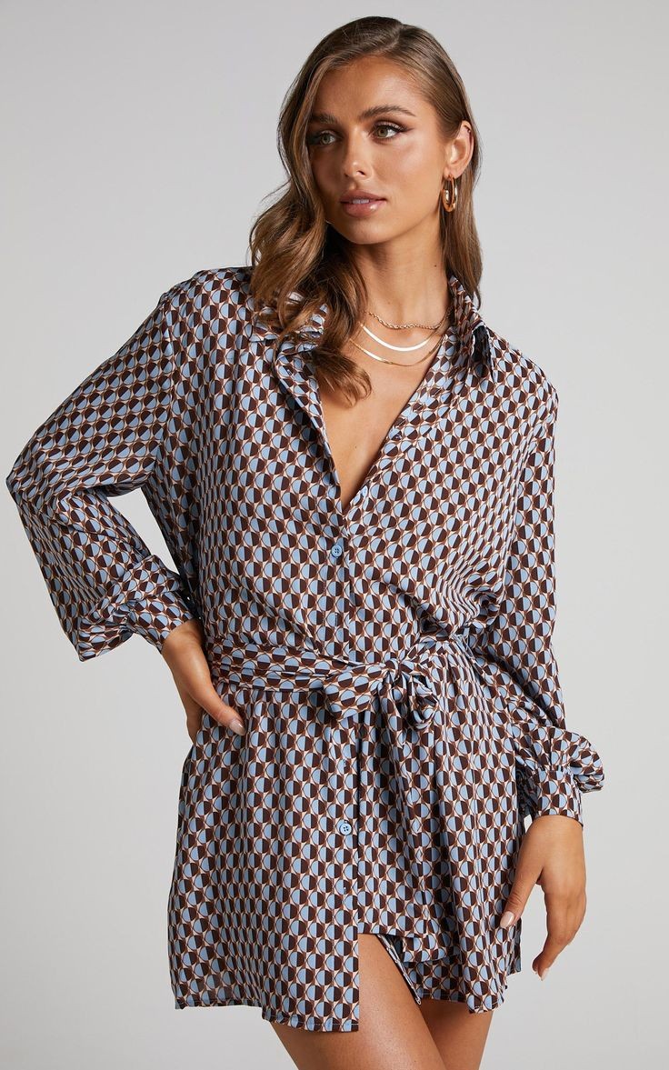 Button-Up Shirt Dress