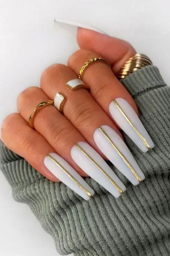 White Matte Nails: