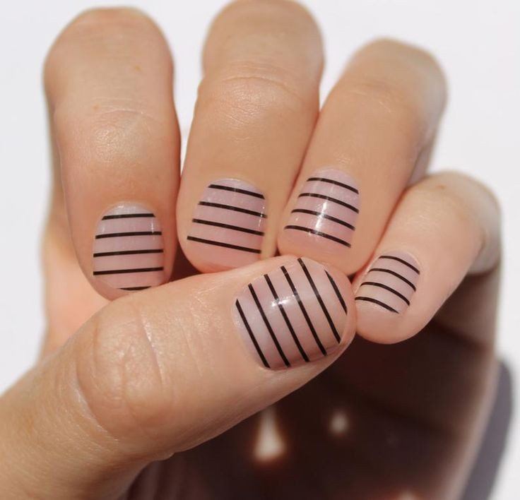 Negative Space Stripes: