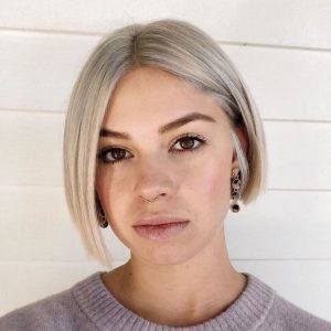 Idea 1: Blunt Chin-Length Bob