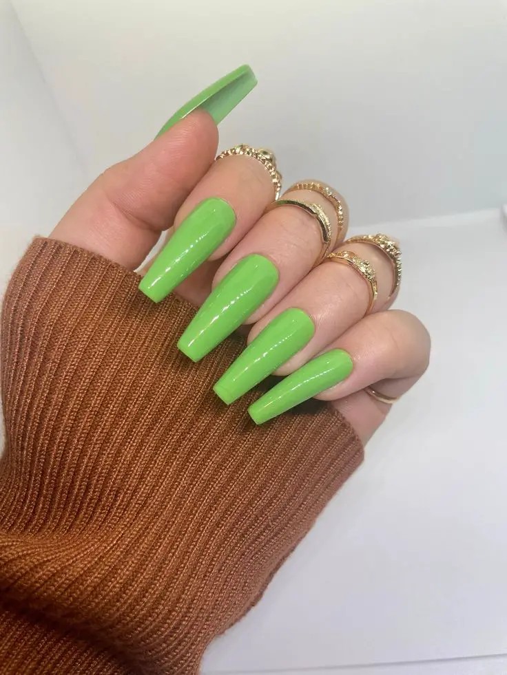 Lime Green and Pastel Combo: