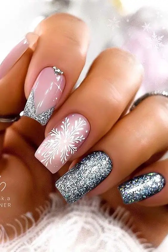 Silver Snowflake Accents