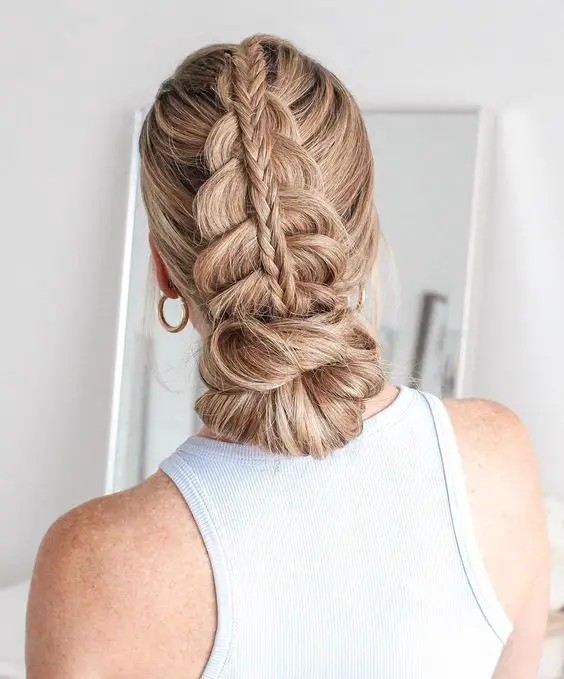 Dutch Braided Updo