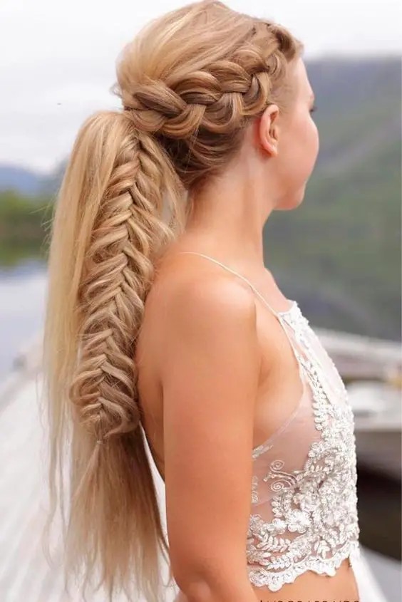 Long Fishtail Braid