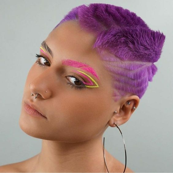 Undercut Pixie with Design: