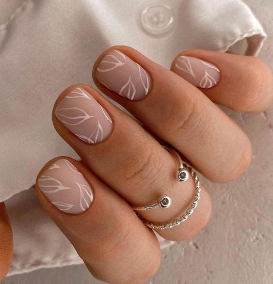 Matte Minimalist Nails: