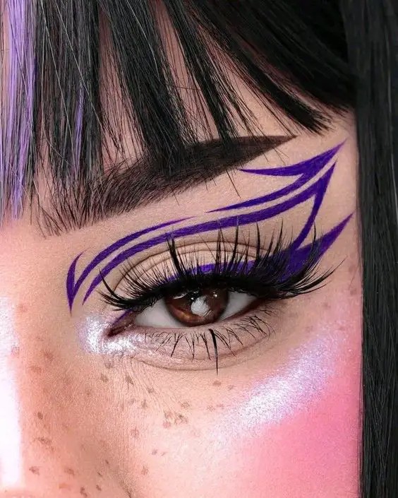 Purple Winged Liner