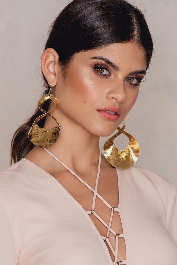 Golden Hoops for a Golden Look