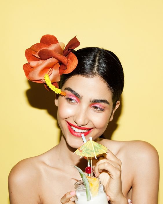 Tropical-Inspired Updo